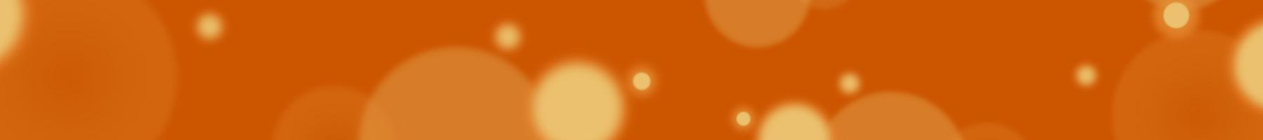 Orange colour banner with light graphic specks