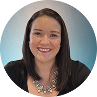 Image of a business woman wearing a black blouse